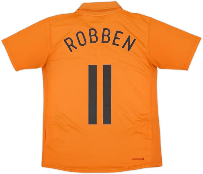 2006-08 Netherlands Home Shirt Robben #11 - 6/10 - (S)