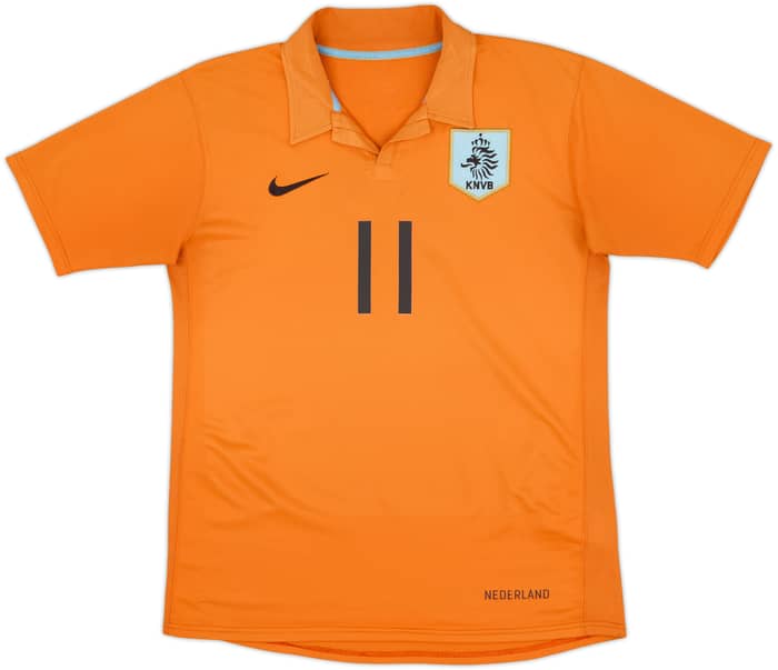 2006-08 Netherlands Home Shirt Robben #11 - 6/10 - (S)