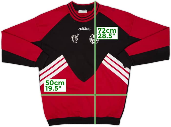 1995-96 Kaiserslautern adidas Sweat Top - 8/10 - (M/L)