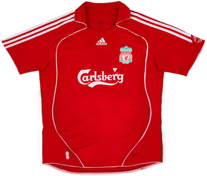 2006-08 Liverpool Home Shirt Gerrard #8 - 6/10 - (L)