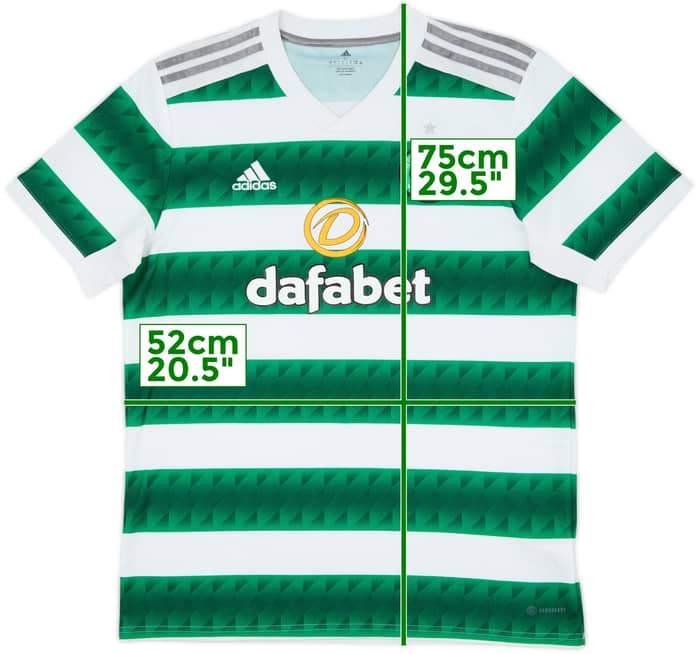 2022-23 Celtic Home Shirt - 8/10 - (L)