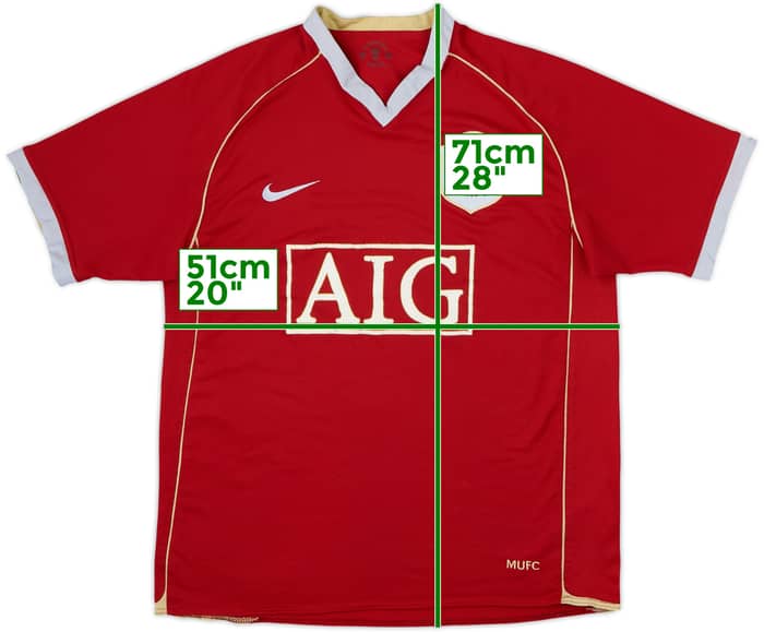 2006-07 Manchester United Home Shirt - 5/10 - (S)