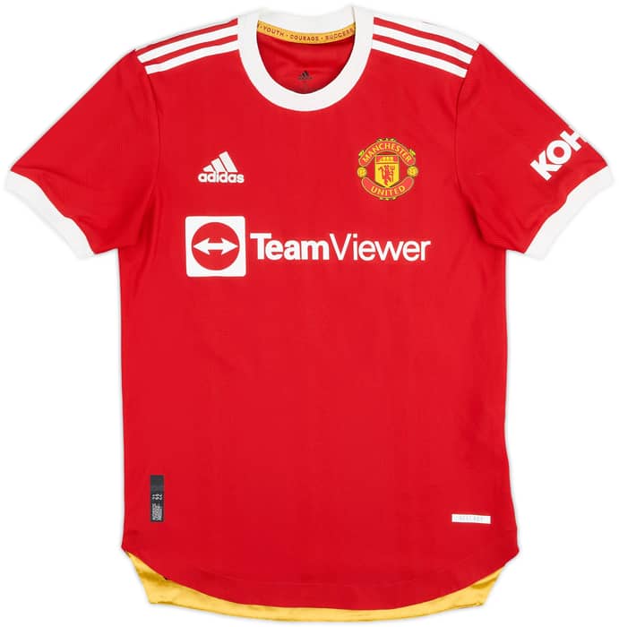 2021-22 Manchester United Authentic Home Shirt Sancho #25 - 5/10 - (S)