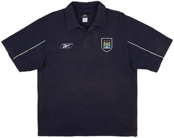2003-04 Manchester City Reebok Polo Shirt - 5/10 - (L)