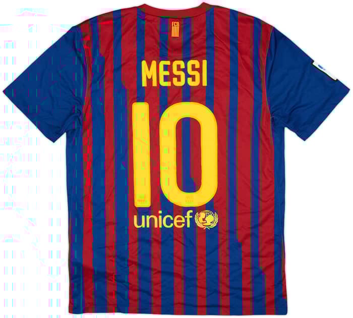 2011-12 Barcelona Home Shirt Messi #10 - 6/10 - (M)
