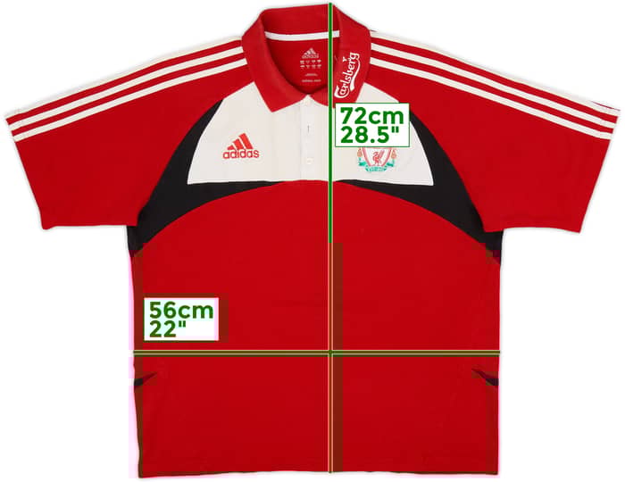 2007-08 Liverpool adidas Polo Shirt - 5/10 - (L)