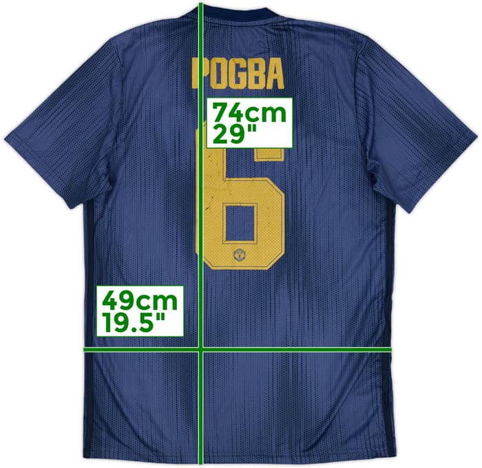 2018-19 Manchester United Third Shirt Pogba #6 - 5/10 - (M)