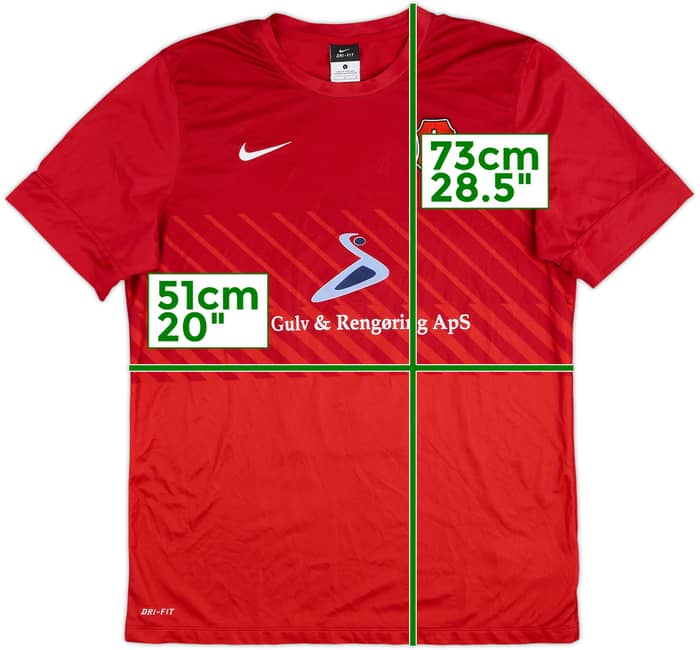 2013-15 Hvidovre Home Shirt #31 - 5/10 - (L)
