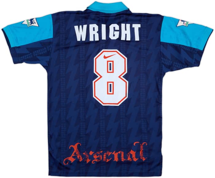 1994-95 Arsenal Away Shirt Wright #8 - 5/10 - (M)