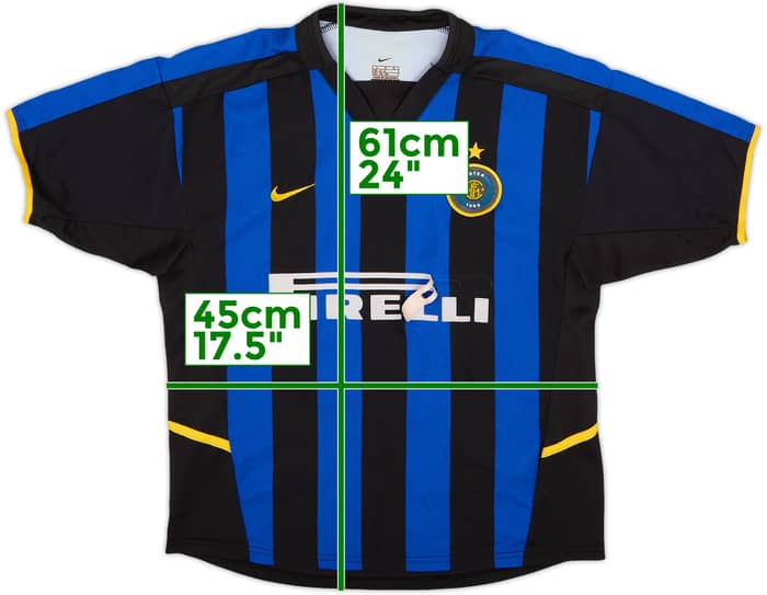 Camiseta de local del Inter Milan 2002-03 - 4/10 - (L.Niños)