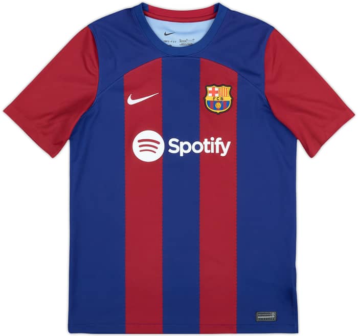 2023-24 Barcelona Home Shirt - 8/10 - (XL.Boys)