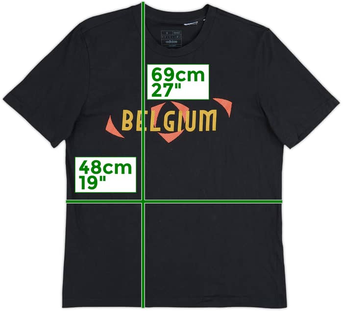 2024-25 Belgium adidas Cotton Tee - 6/10 - (S)