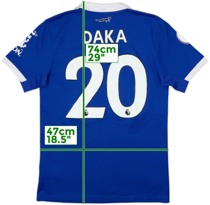 Camiseta de local del Leicester 2022-23 Daka #20 - 6/10 - (S)