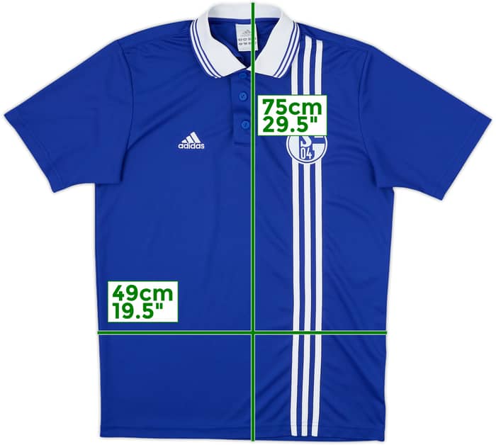 2007-08 Schalke 'Mailand 21.05.1997' adidas Polo Shirt - 8/10 - (S)