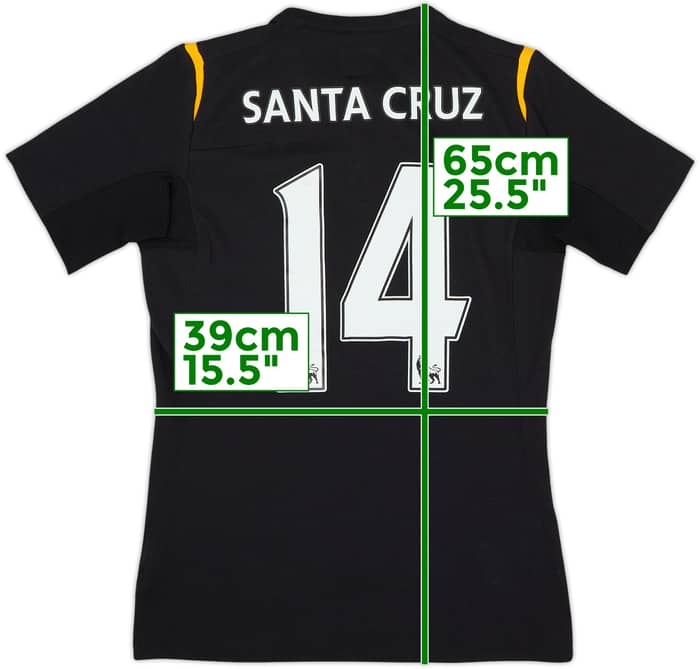 2009-10 Manchester City Away Shirt Santa Cruz - 7/10 - (Women's S)