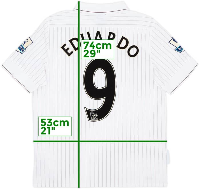 2009-10 Arsenal Third Shirt Eduardo #9 - 6/10 - (M)