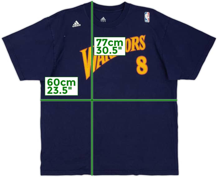 2006-10 Golden State Warriors Ellis #8 adidas Tee - 5/10 - (XL)