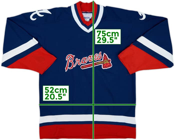 1990s Atlanta Braves Starter Hockey Jersey - 7/10 - (M)