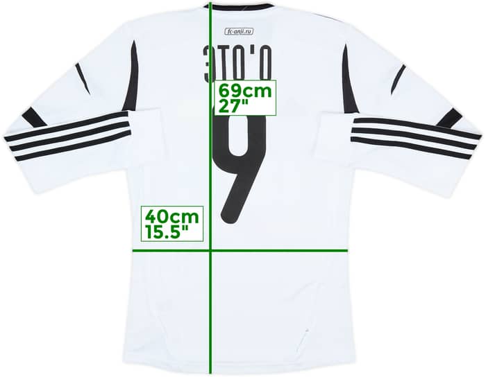 2012-13 Anzhi Makhachkala Third L/S Shirt Eto'o #9 (S)