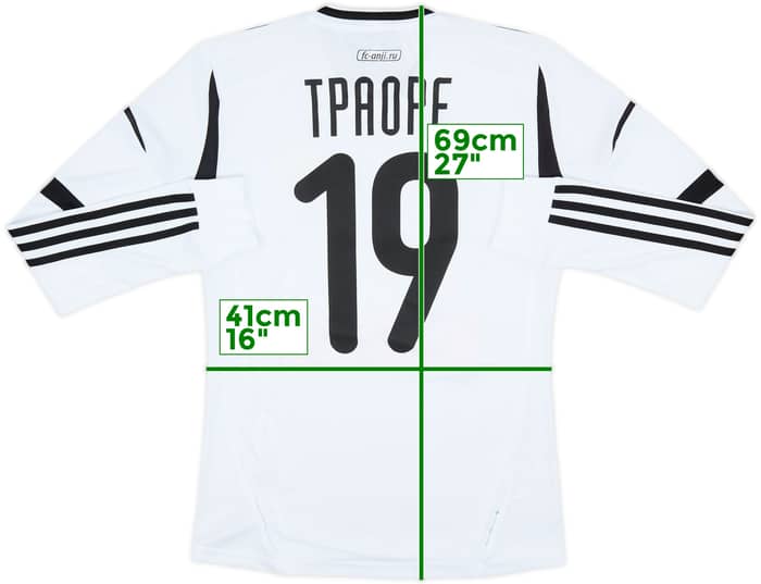 2012-13 Anzhi Makhachkala Third L/S Shirt Traore #19 (S)