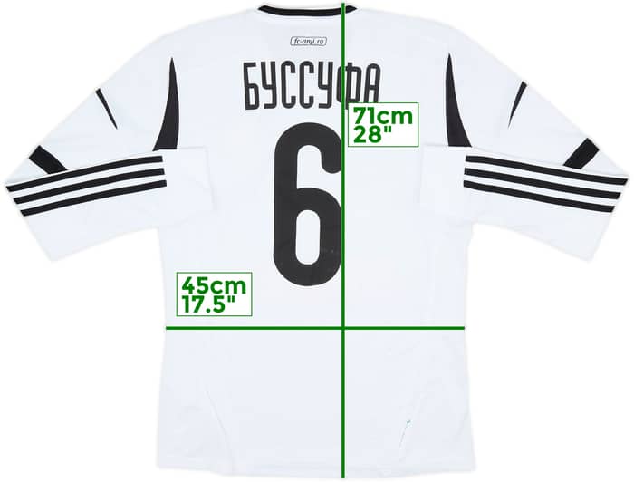 2012-13 Anzhi Makhachkala Third L/S Shirt Boussoufa #6 (M)