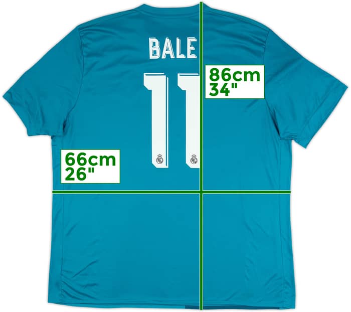 2017-18 Real Madrid Third Shirt Bale #11 (XXL)