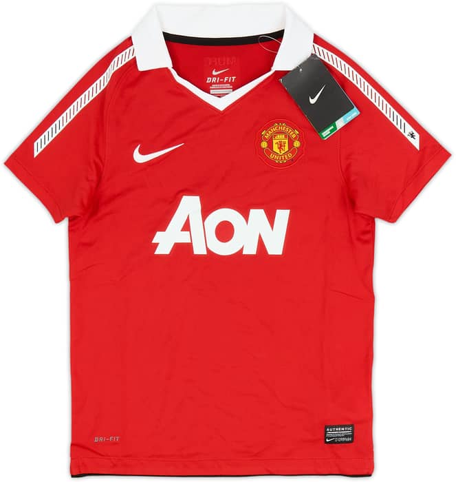 2010-11 Manchester United Home Shirt (S.Boys)