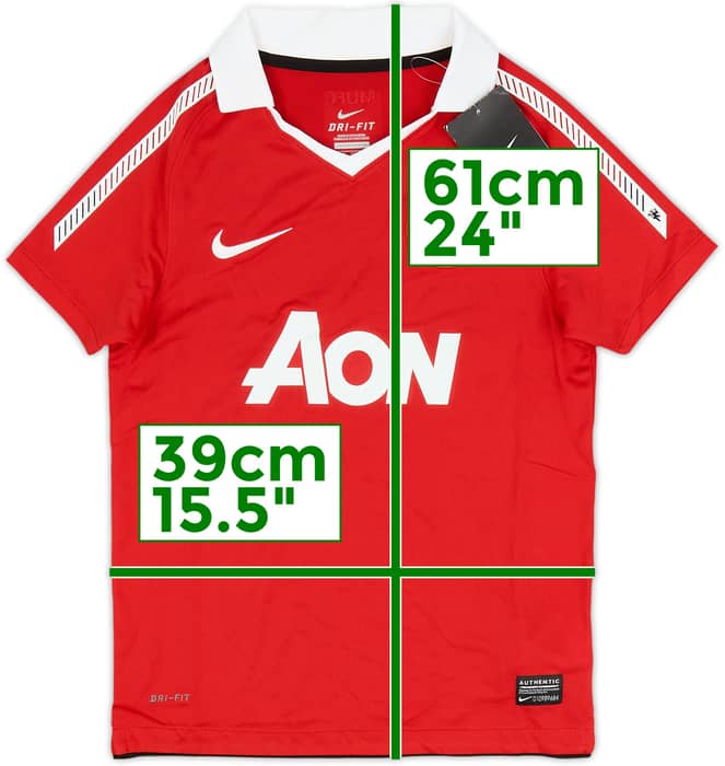 2010-11 Manchester United Home Shirt (S.Boys)