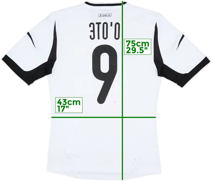 2012-13 Anzhi Makhachkala Third Shirt Eto'o #9 - 6/10 - (M)