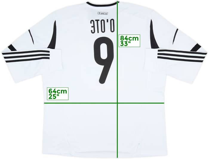 2012-13 Anzhi Makhachkala Third L/S Shirt Eto'o #9 (3XL)