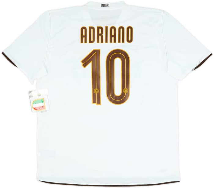 2008-09 Inter Milan Away Shirt Adriano #10 (XXL)