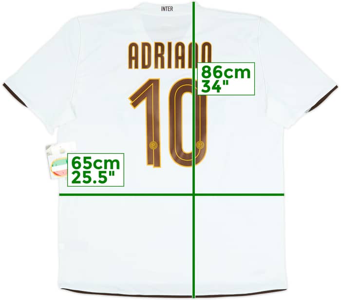 2008-09 Inter Milan Away Shirt Adriano #10 (XXL)