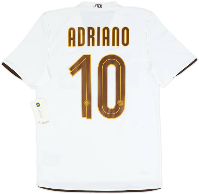 2008-09 Inter Milan Away Shirt Adriano #10 (S)