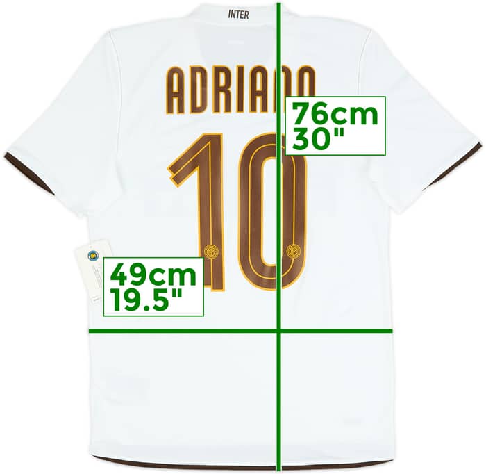 2008-09 Inter Milan Away Shirt Adriano #10 (S)