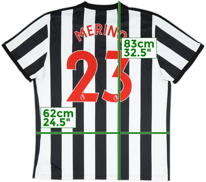 2017-18 Newcastle Home Shirt Merino #23 (XXL)
