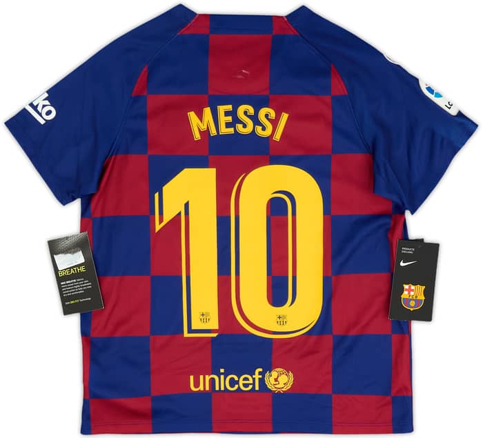 2019-20 Barcelona Home Shirt Messi #10 (XS.Boys)