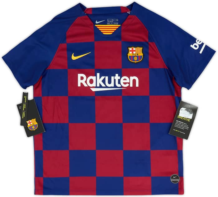 2019-20 Barcelona Home Shirt Messi #10 (XS.Boys)