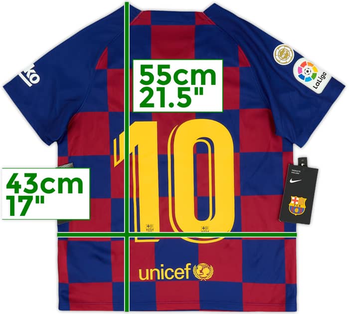 2019-20 Barcelona Home Shirt Messi #10 (XS.Boys)