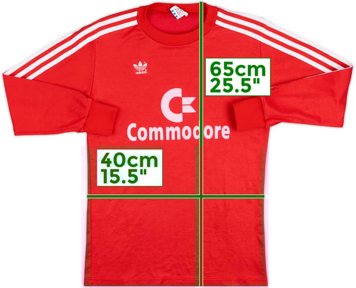 1984-89 Bayern Munich Home L/S Shirt - 9/10 - (S)