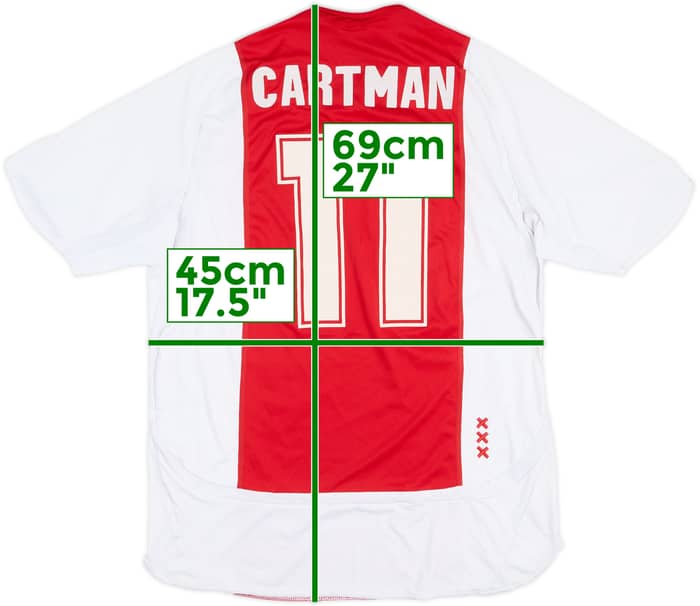 2006-07 Ajax Home Shirt Cartman #11 - 6/10 - (XL.Boys)