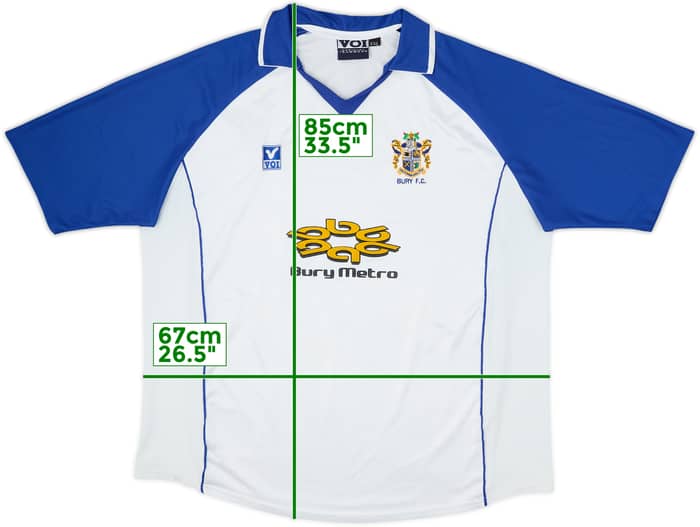 2002-03 Bury FC Home Shirt - 7/10 - (XXL)