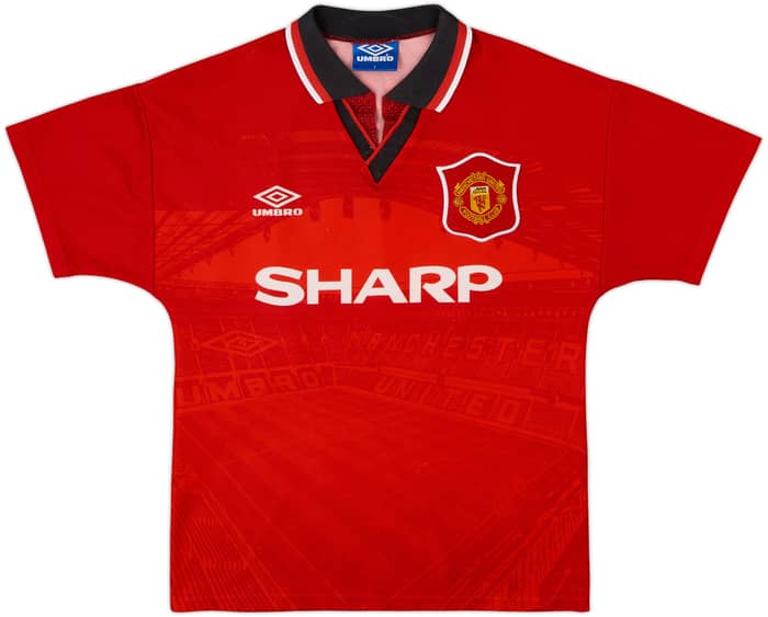 1994-96 Manchester United Home Shirt Ince #8 - 6/10 - (Y)