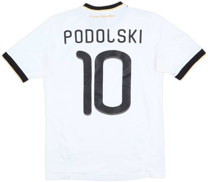 Camiseta de local de Alemania 2010-11 Podolski #10 - 4/10 - (L. Niños)