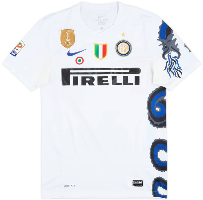 Camiseta de visitante del Inter Milan 2010-11 J.Zanetti #4 - 4/10 - (S)
