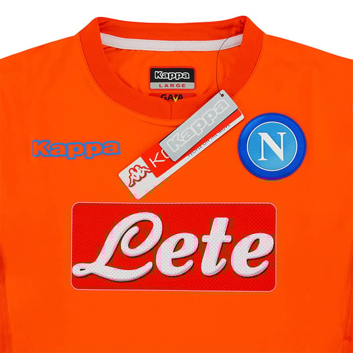 2017-18 Napoli Authentic GK Away European S/S Shirt