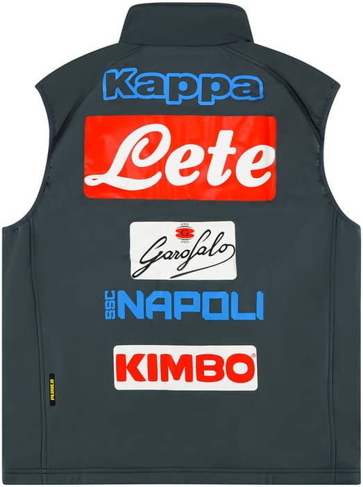 2017-18 Napoli Kappa Training Gilet - NEW