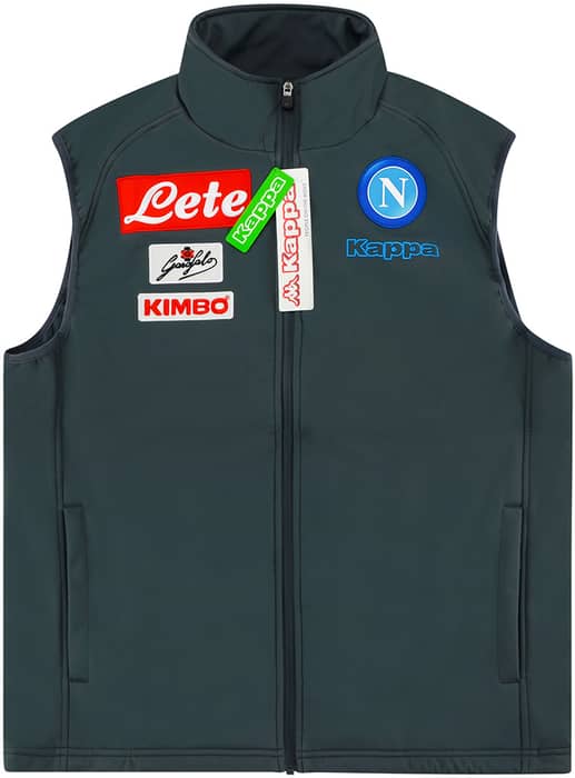2017-18 Napoli Kappa Training Gilet - NEW