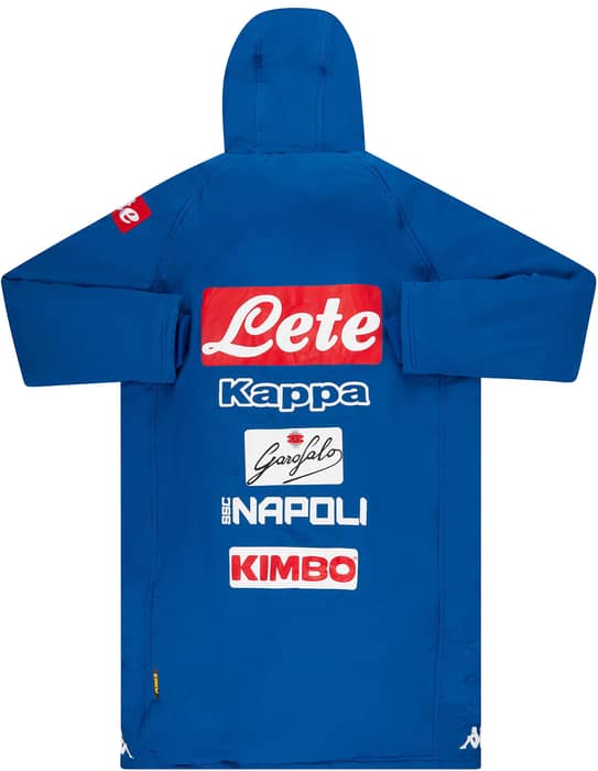 2018-19 Napoli Kappa Long Padded Bench Jacket - NEW