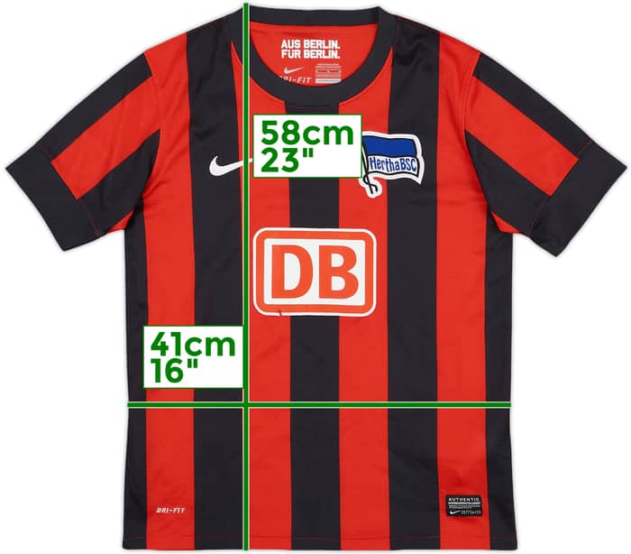2012-13 Hertha Berlin Away Shirt - 7/10 - (M.Boys)