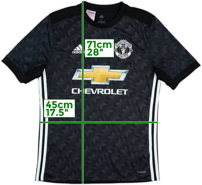 2017-18 Manchester United Away Shirt - 10/10 - (XL.Boys)
